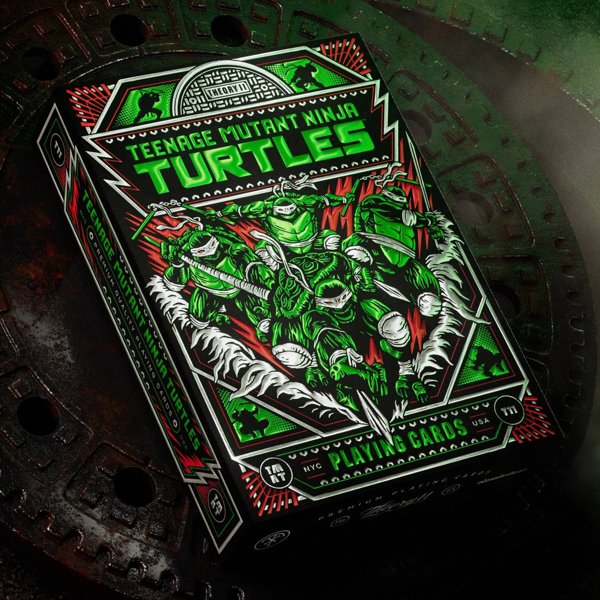 Cartes à jouer Teenage Mutant Ninja Turtles par Theory11