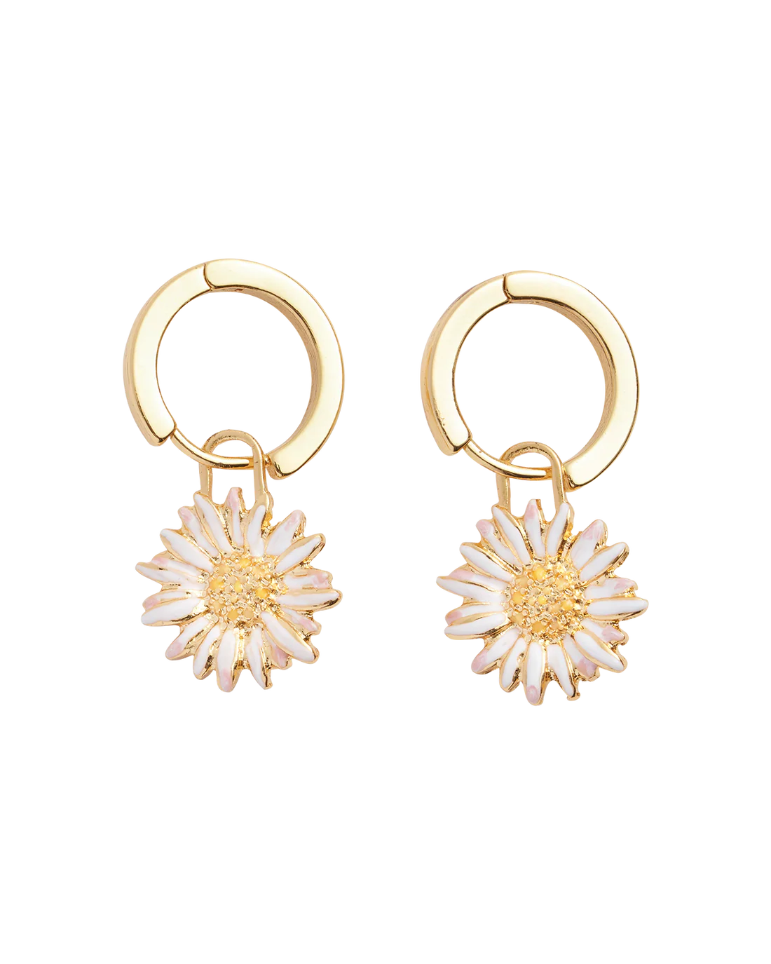Boucles d’oreilles marguerite Fable England – Plaqué or