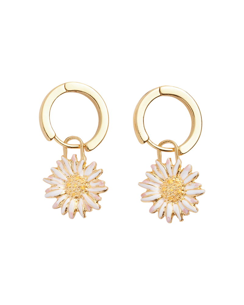 Boucles d’oreilles marguerite Fable England – Plaqué or