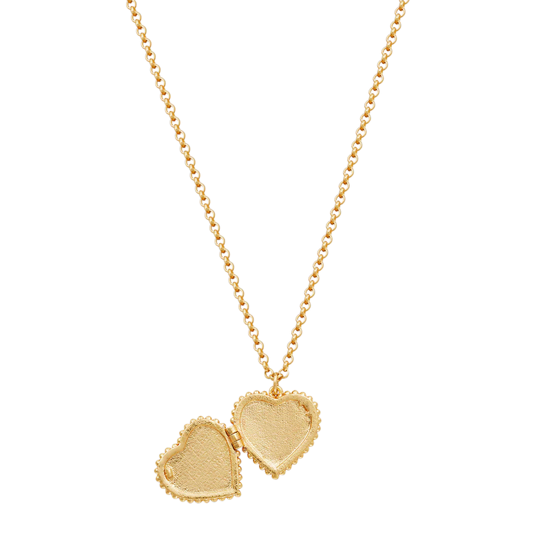 Collier Médaillon Cœur Jasmin – Fable England