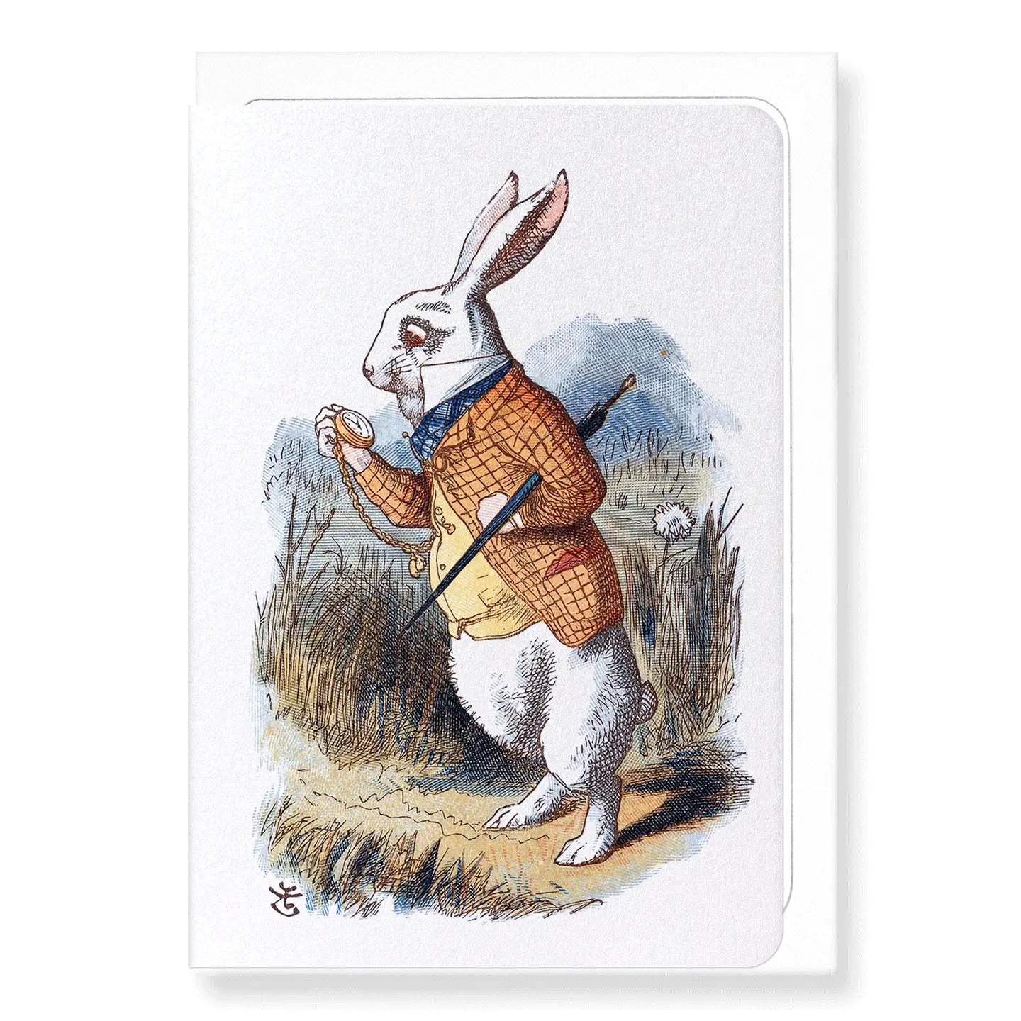 Carte postale Lapin de Alice au Pays des Merveilles