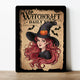 Plaque en métal Sorcière Witch Craft Daily News Halloween