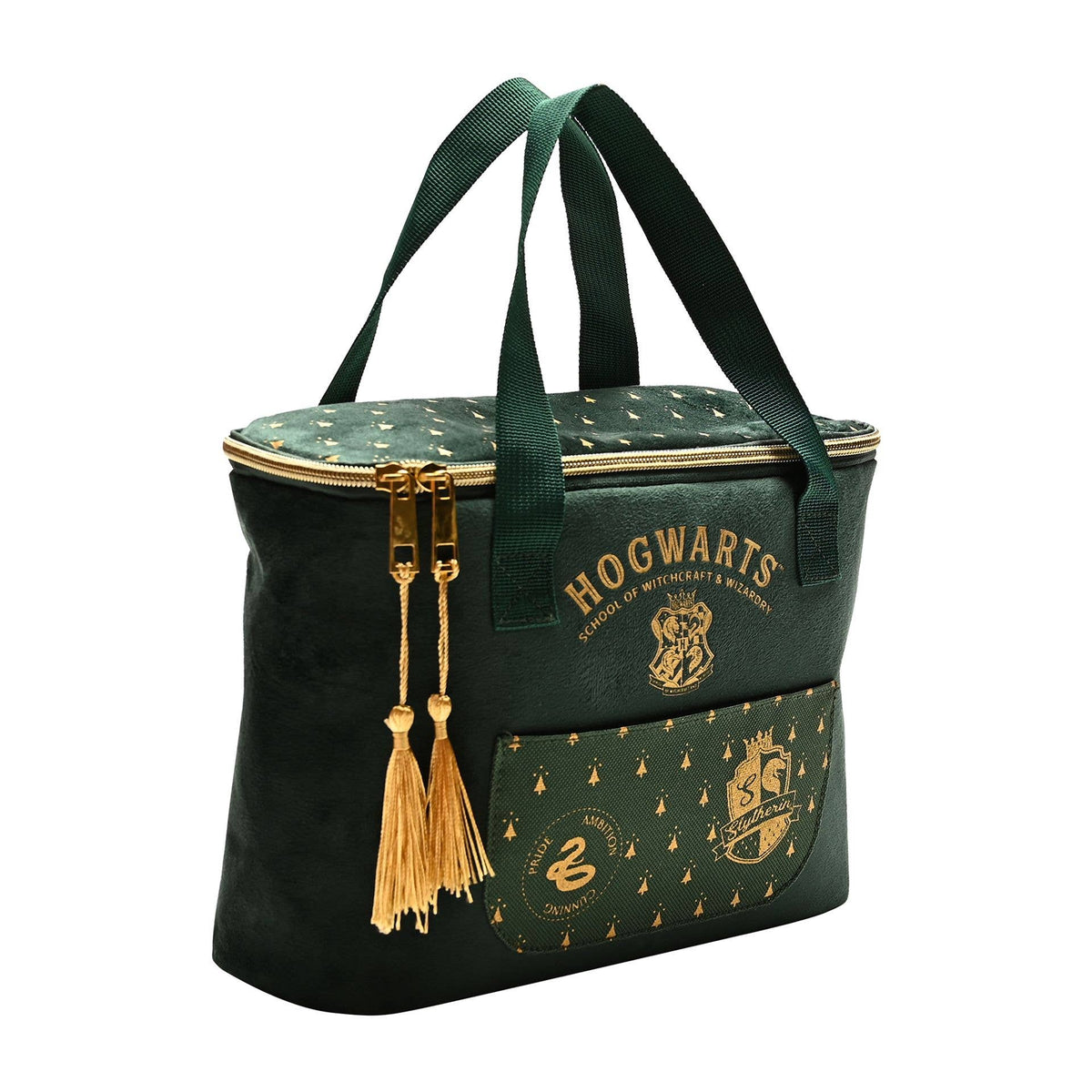 Sac à lunch Serpentard – Velours vert