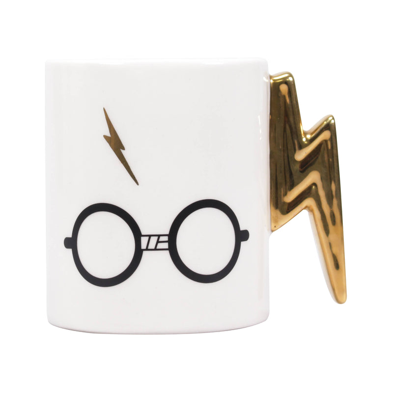 Mug Harry Potter – "The Boy Who Lived" – Poignée éclair dorée
