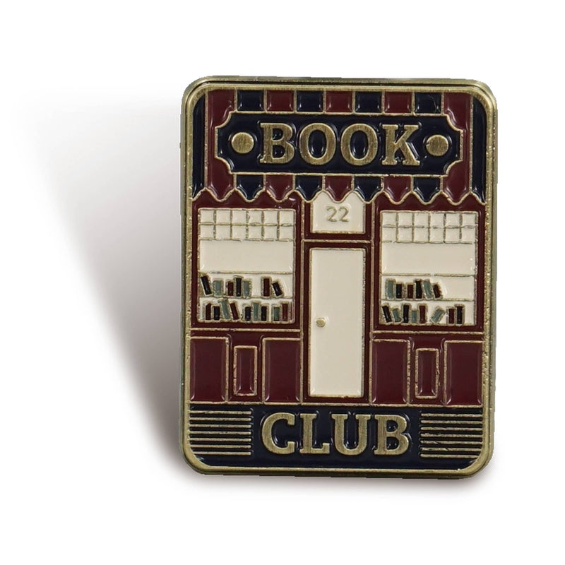Pin's « Book Club » – Badge émaillé pour amoureux des livres