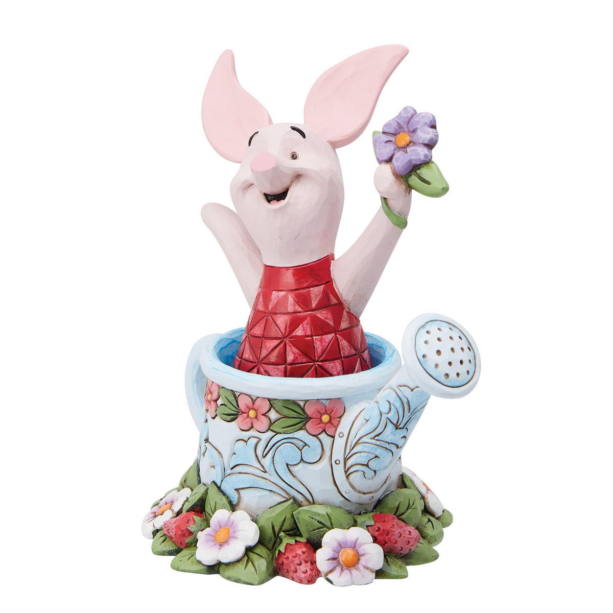 Figurine Porcinet Jim Shore Disney Traditions – Porcinet dans un arrosoir fleuri