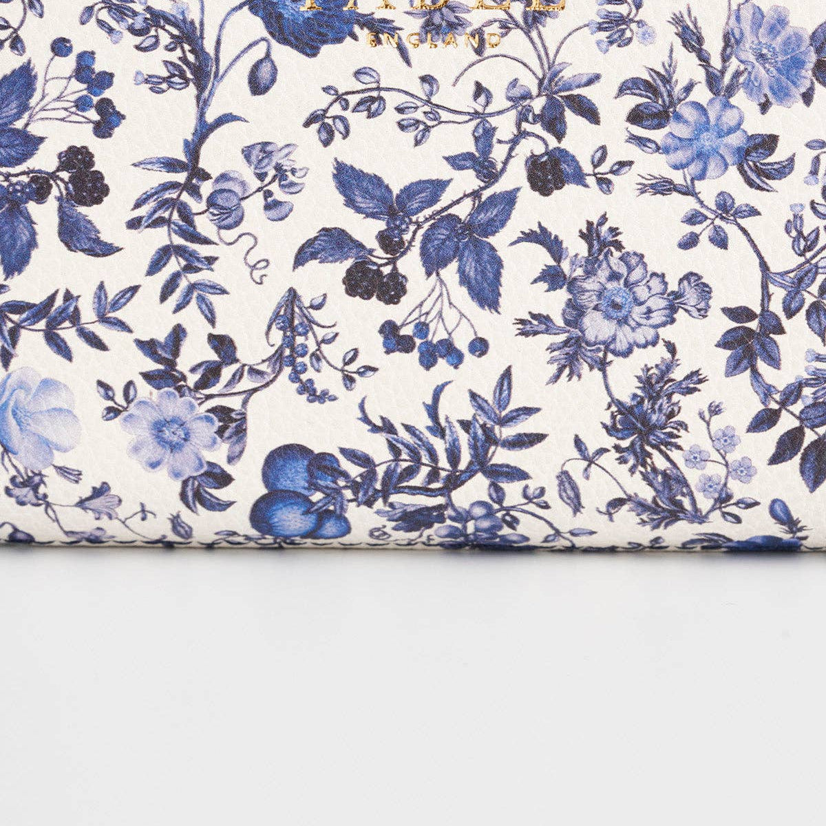 Portefeuille – Fable England – Porte-Cartes & Monnaie Floral Bleu