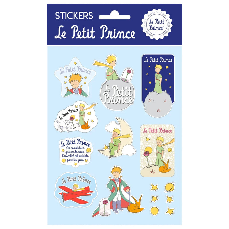 Stickers Le Petit Prince en relief – Planètes, étoiles et personnages