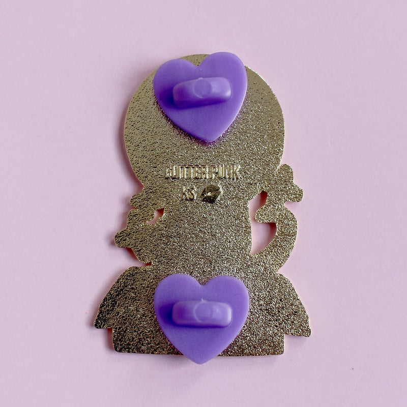 Pin’s Chat noir "Lecture après le coucher" - Collection Book Cat