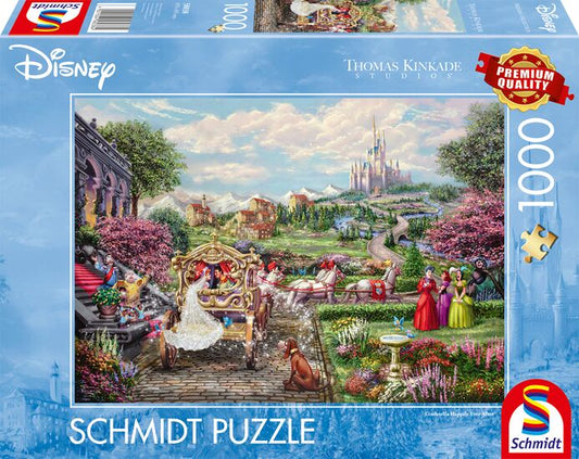 Puzzle Disney Thomas Kinkade – Cendrillon et le carrosse royal – 1000 pièces