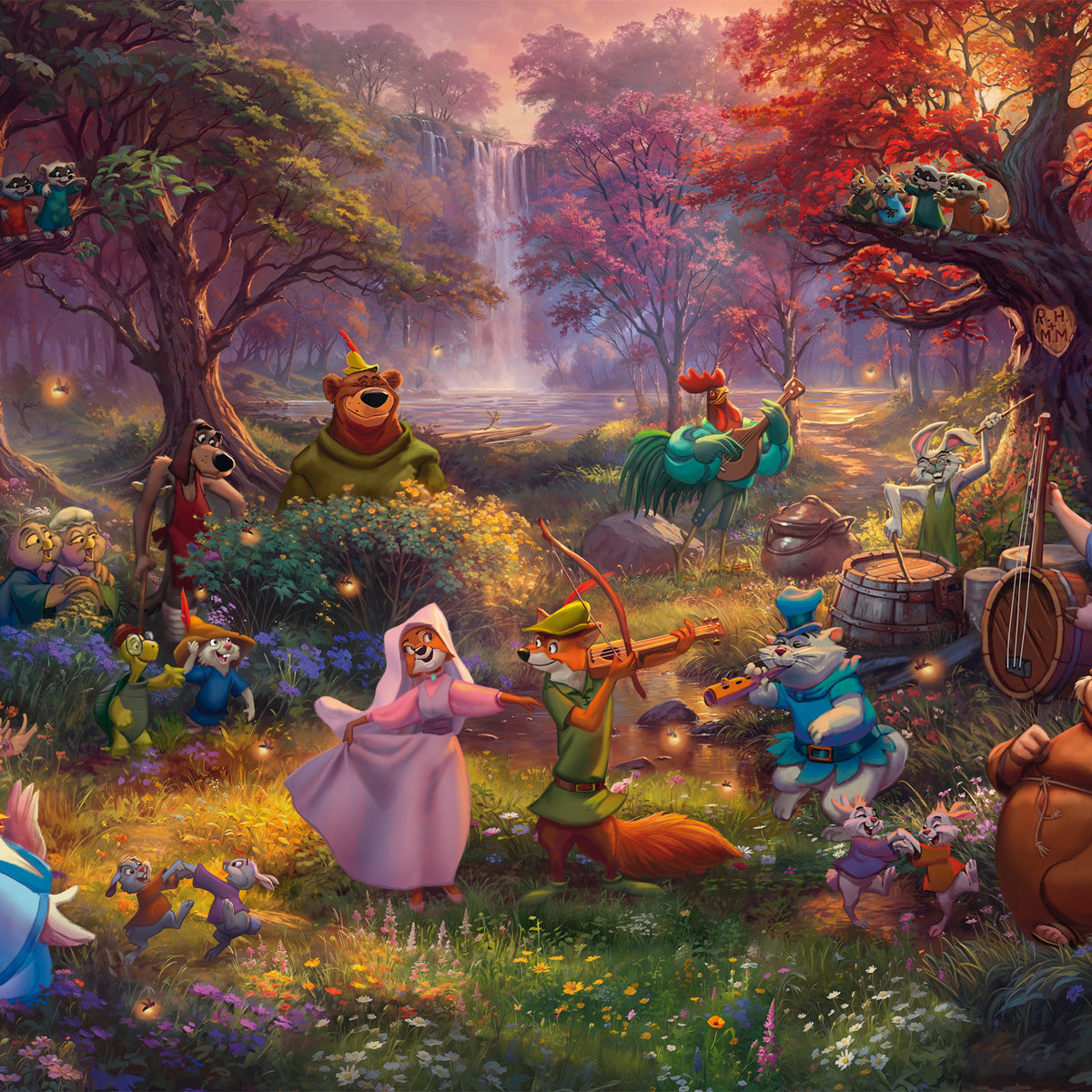 Puzzle Disney Robin des Bois – 1000 pièces – Thomas Kinkade Studios