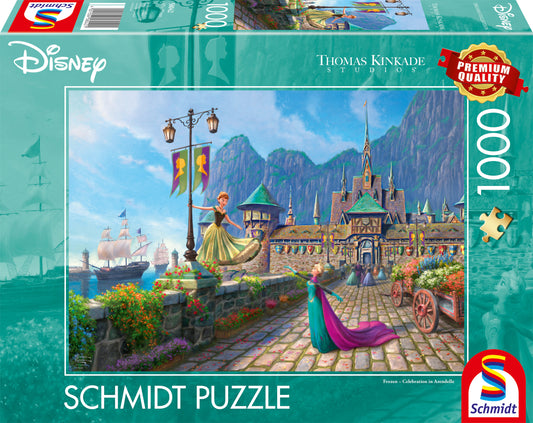 Puzzle La Reine des Neiges - 1000 pièces - Puzzle Disney Thomas Kinkade