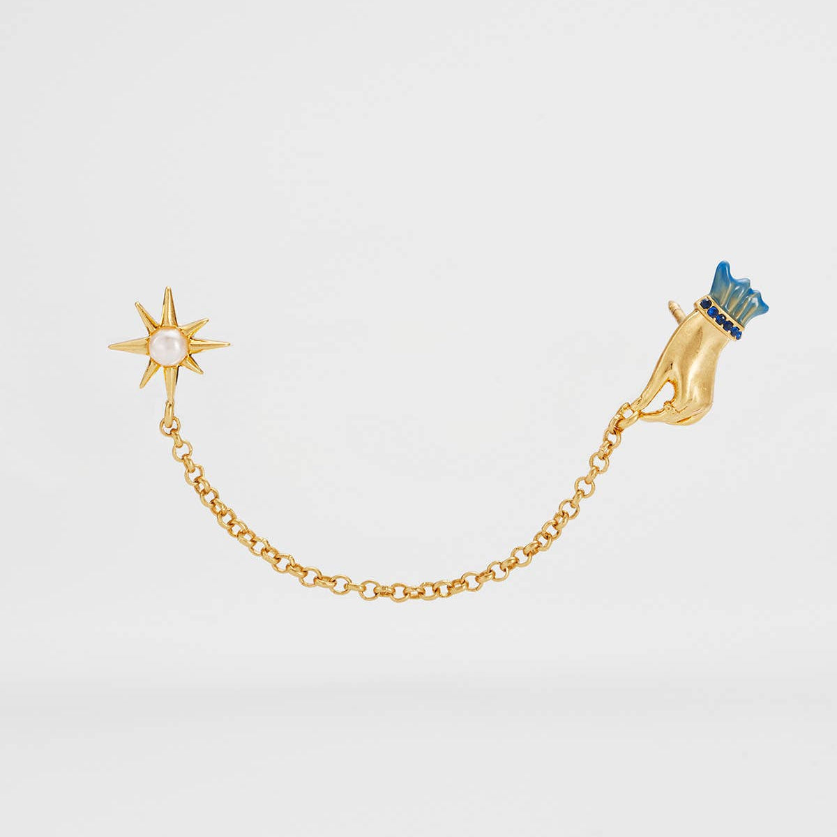 Broche de col à chaîne « Paume de votre main » - Fable England
