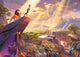 Puzzle Disney Thomas Kinkade – Le Roi Lion sur le Rocher des Lions – 1000 pièces