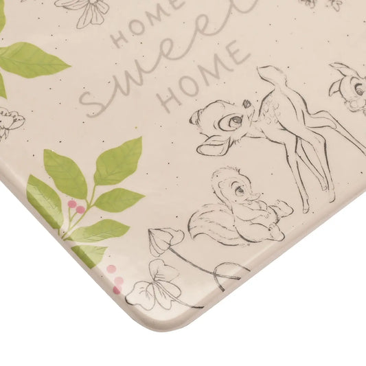 Plaque murale Bambi « Home Sweet Home » – Céramique – Disney Officiel
