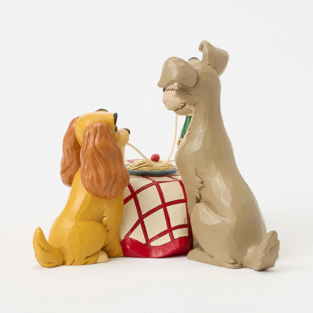Figurine Disney Traditions La Belle et le Clochard – Dîner spaghetti – Jim Shore