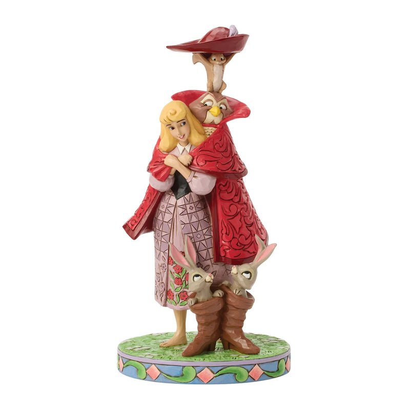 Figurine Disney Traditions Jim Shore, Aurore de La Belle au Bois Dormant et ses amis de la forêt