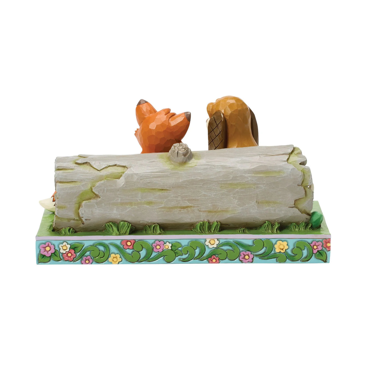 Figurine Disney Traditions Jim Shore, Rox et Rouky partageant un moment en forêt