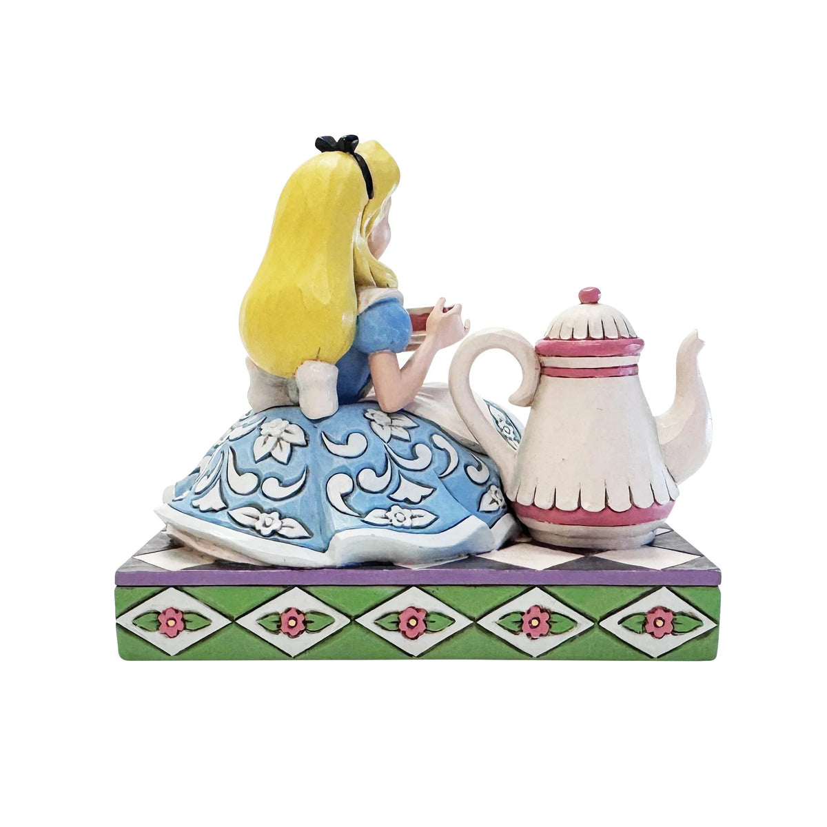 Figurine Disney Traditions Jim Shore, Alice au Pays des Merveilles à l'heure du thé