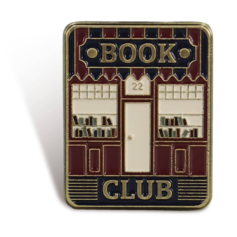 Pin's « Book Club » – Badge émaillé pour amoureux des livres