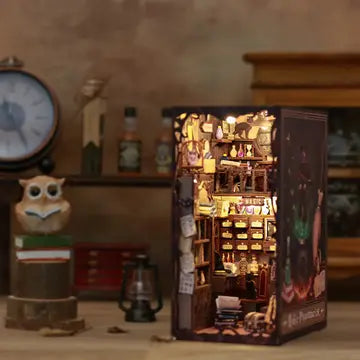 Book Nook Pharmacie magique – Serre-livre à assembler avec LED