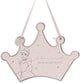 Plaque murale Disney 100 ans – Cendrillon – Forme de couronne – Céramique