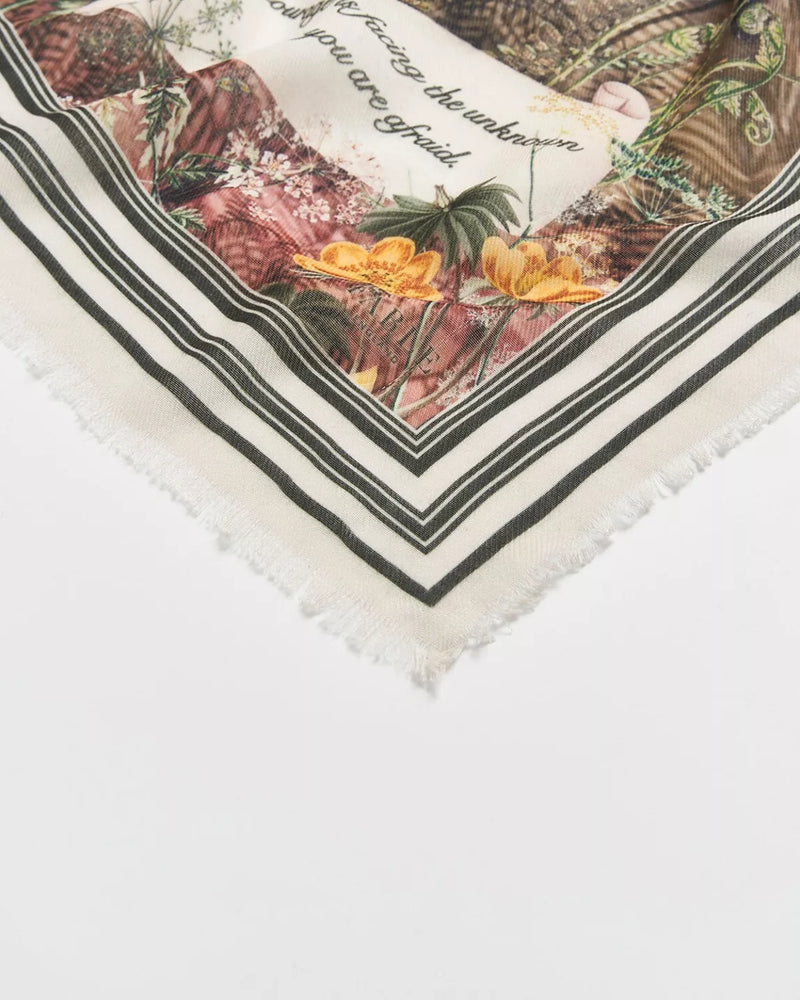 Écharpe Woodland Tales – Renard, Cerf & Forêt Enchantée – Fable England