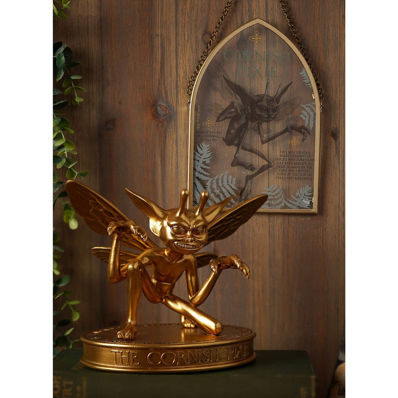 Figurine Lutin de Cornouailles Harry Potter – Finition dorée