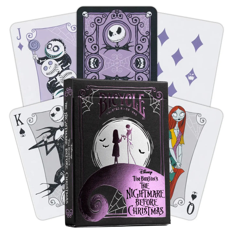 Jeu de cartes Bicycle – L'Étrange Noël de Monsieur Jack – Univers Tim Burton