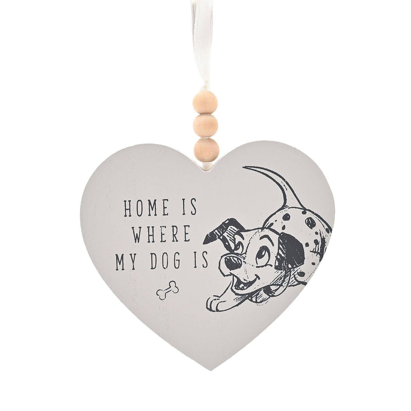 Suspension cœur Disney Chats & Chiens – « Home is where my dog is »