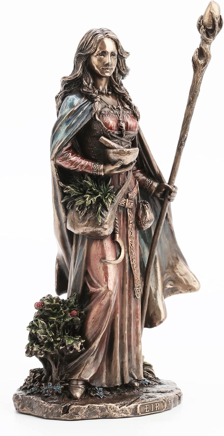Statue Figurine Valkyrie Eir Veronese Design – Déesse protectrice nordique