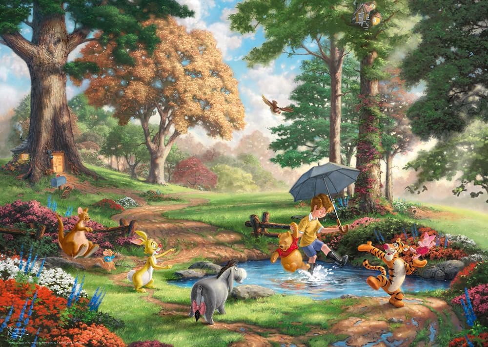 Puzzle Disney Thomas Kinkade – Winnie l’Ourson et ses amis – 1000 pièces