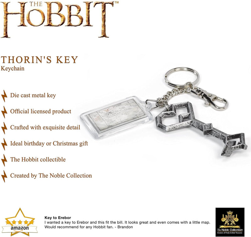 Porte-clés Clé de Thorin & Carte de Thrór – The Noble Collection