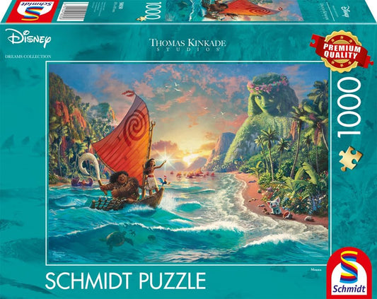 Puzzle Disney Thomas Kinkade – Vaiana – 1000 pièces