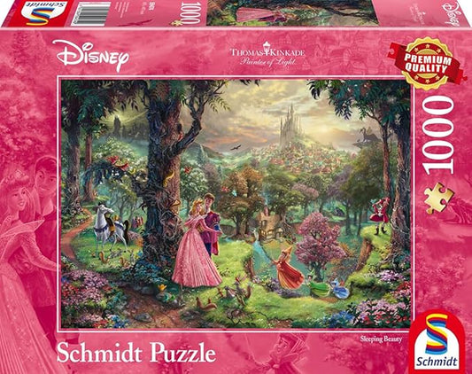 Puzzle Disney Thomas Kinkade – La Belle au Bois Dormant – 1000 pièces