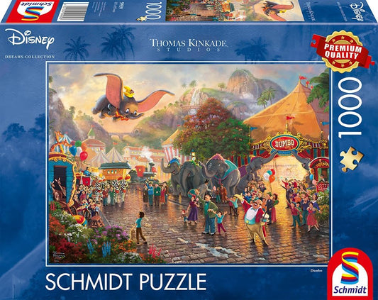 Puzzle Disney Thomas Kinkade – Dumbo au Cirque – 1000 pièces