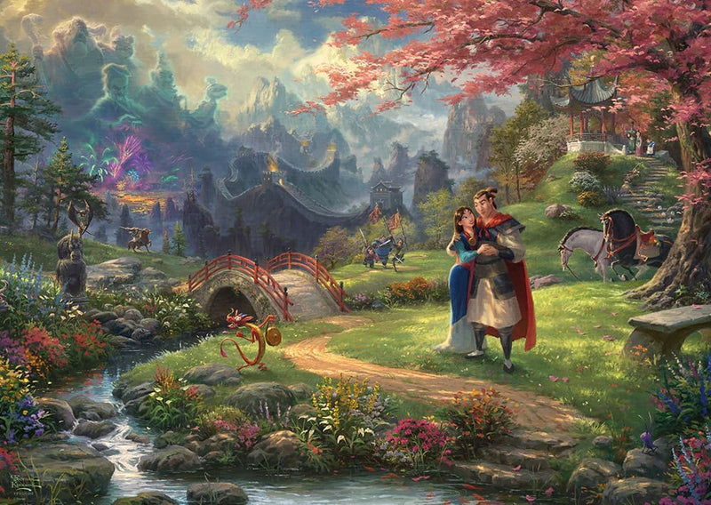 Puzzle Disney Thomas Kinkade – Mulan – 1000 pièces