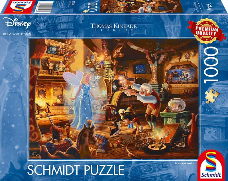 Puzzle Disney Thomas Kinkade – Pinocchio et la Fée Bleue – 1000 pièces