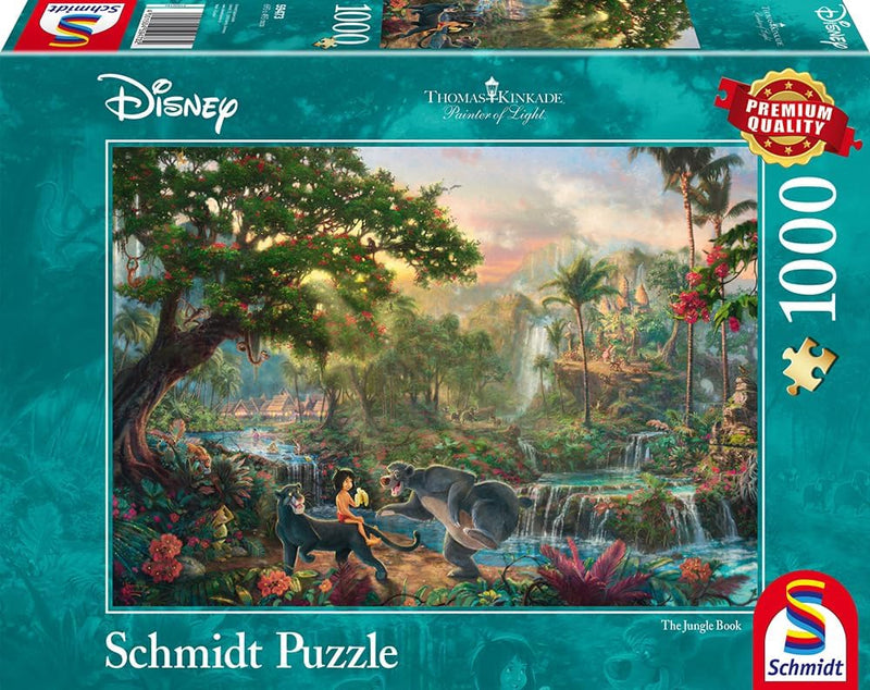 Puzzle Disney Thomas Kinkade – Le Livre de la Jungle – 1000 pièces