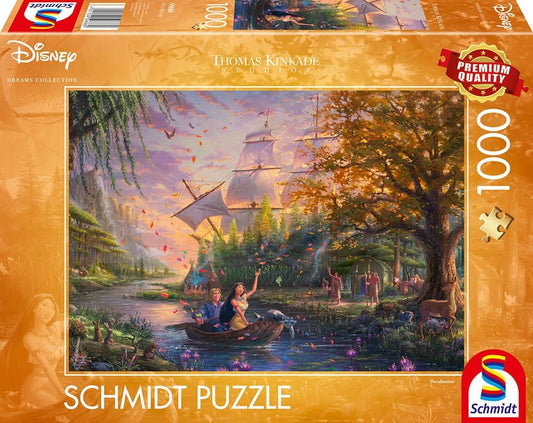 Puzzle Disney Thomas Kinkade – Pocahontas – 1000 pièces