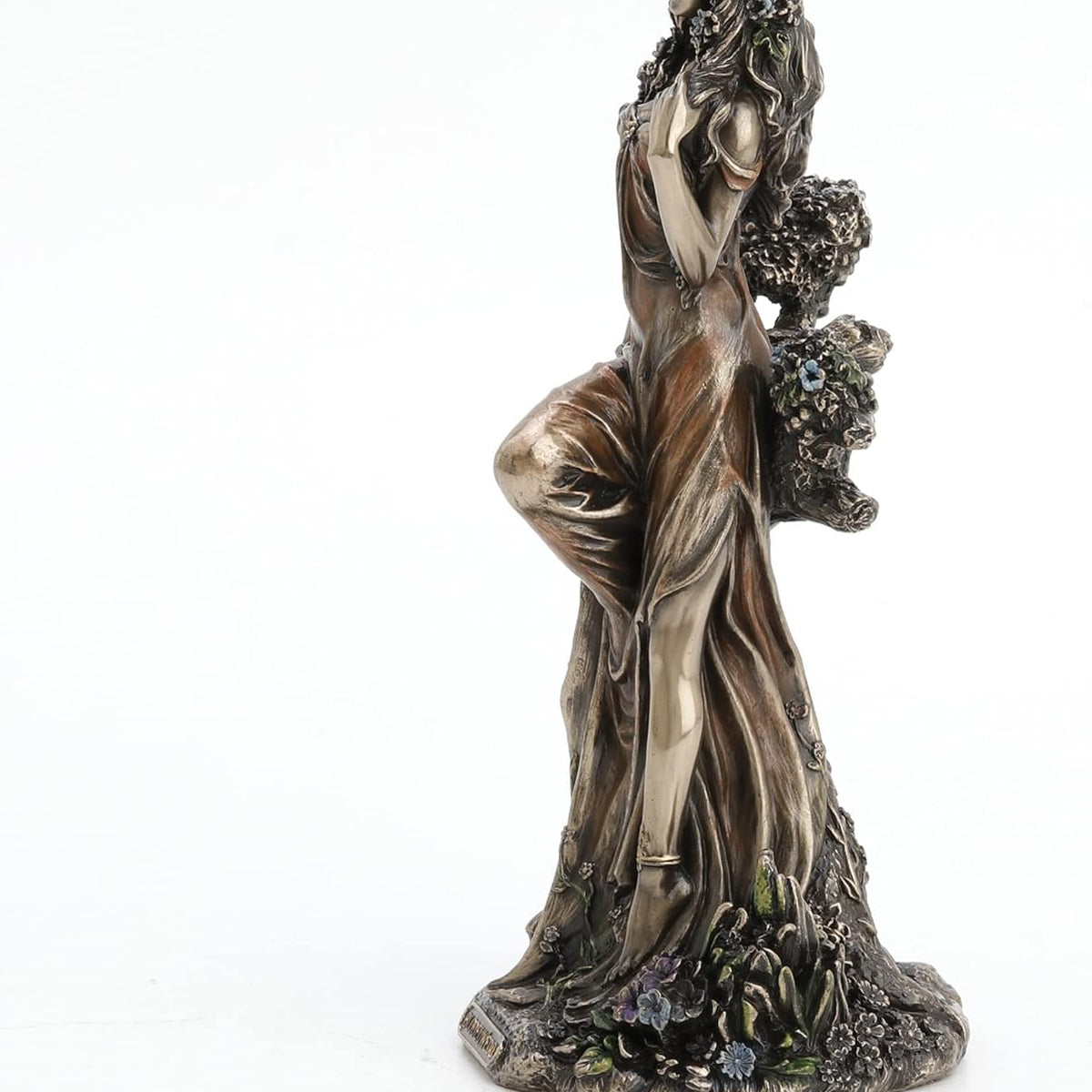 Figurine Blodeuwedd Veronese Design – Déesse Fleurie Celtique avec Chouette