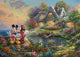 Puzzle Disney Thomas Kinkade – Mickey & Minnie amoureux – 1000 pièces