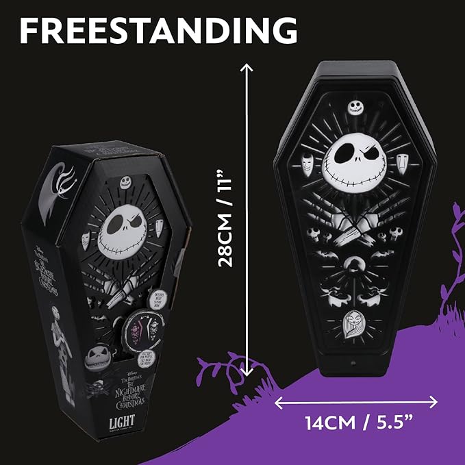 Lampe Disney – The Nightmare Before Christmas – Jack Skellington cercueil lumineux