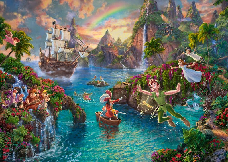 Puzzle Disney Thomas Kinkade – Peter Pan au Pays Imaginaire – 1000 pièces