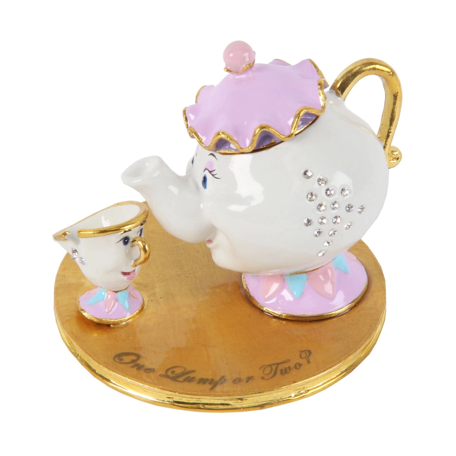 Boîte à bijoux Disney Mrs Potts and Chip