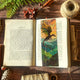 Marque-page effet vitrail « Dragon sur la montagne »
