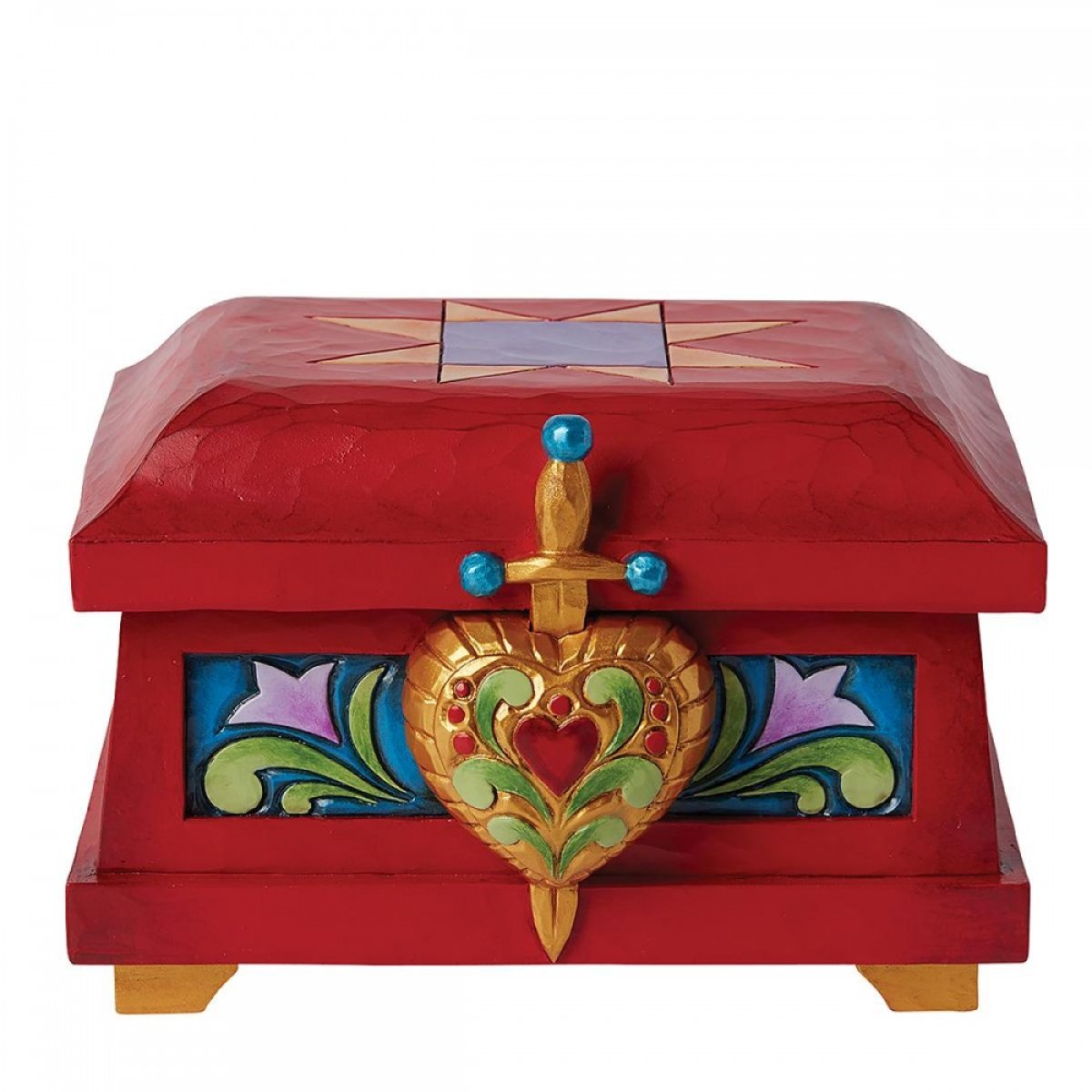 Boîte Disney Traditions Jim Shore – Blanche-Neige – Coffret Cœur et Dague