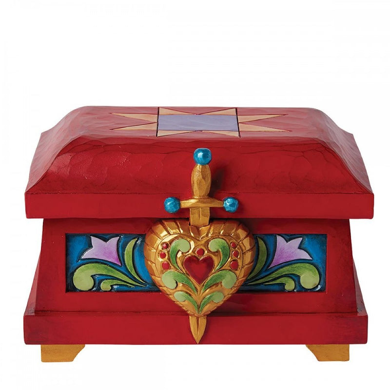 Boîte Disney Traditions Jim Shore – Blanche-Neige – Coffret Cœur et Dague