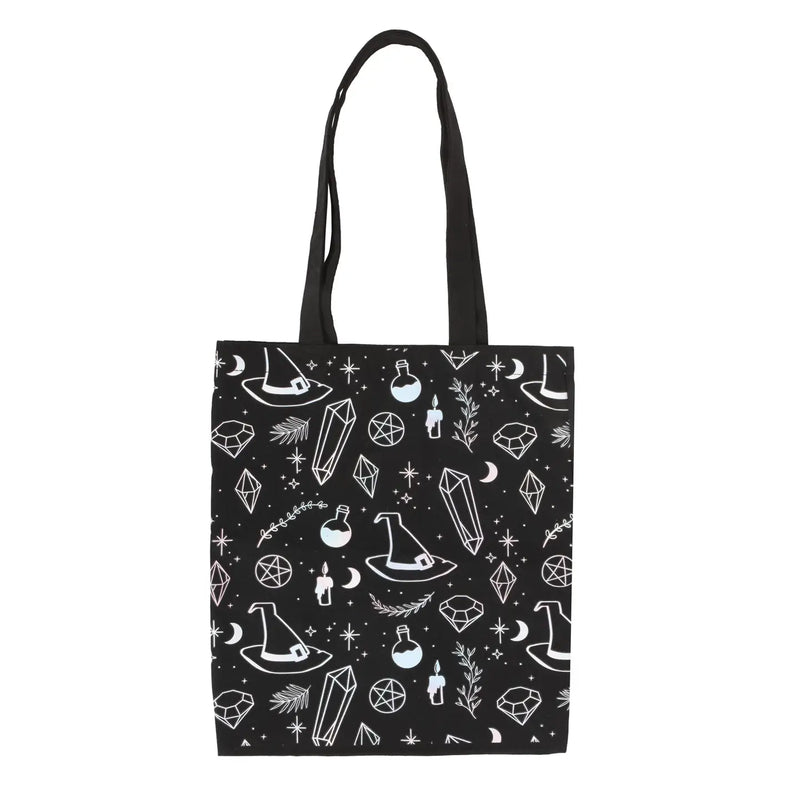 Tote bag sorcellerie noire – Motifs ésotériques