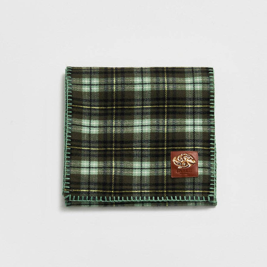 Écharpe à capuche tartan vert – Fable England